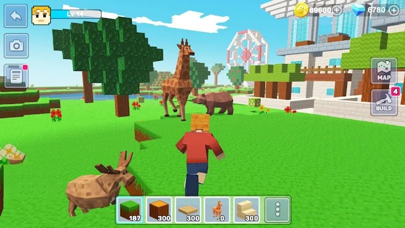 Hình ảnh MiniCraft: Blocky Craft 2022 MOD Vô Hạn Vàng