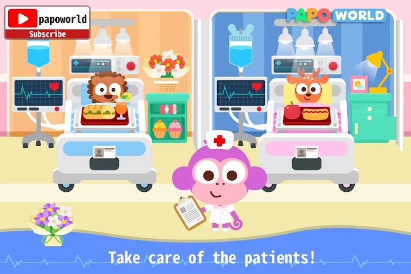 Hình ảnh Papo Town: Hospital MOD Unlock All Content